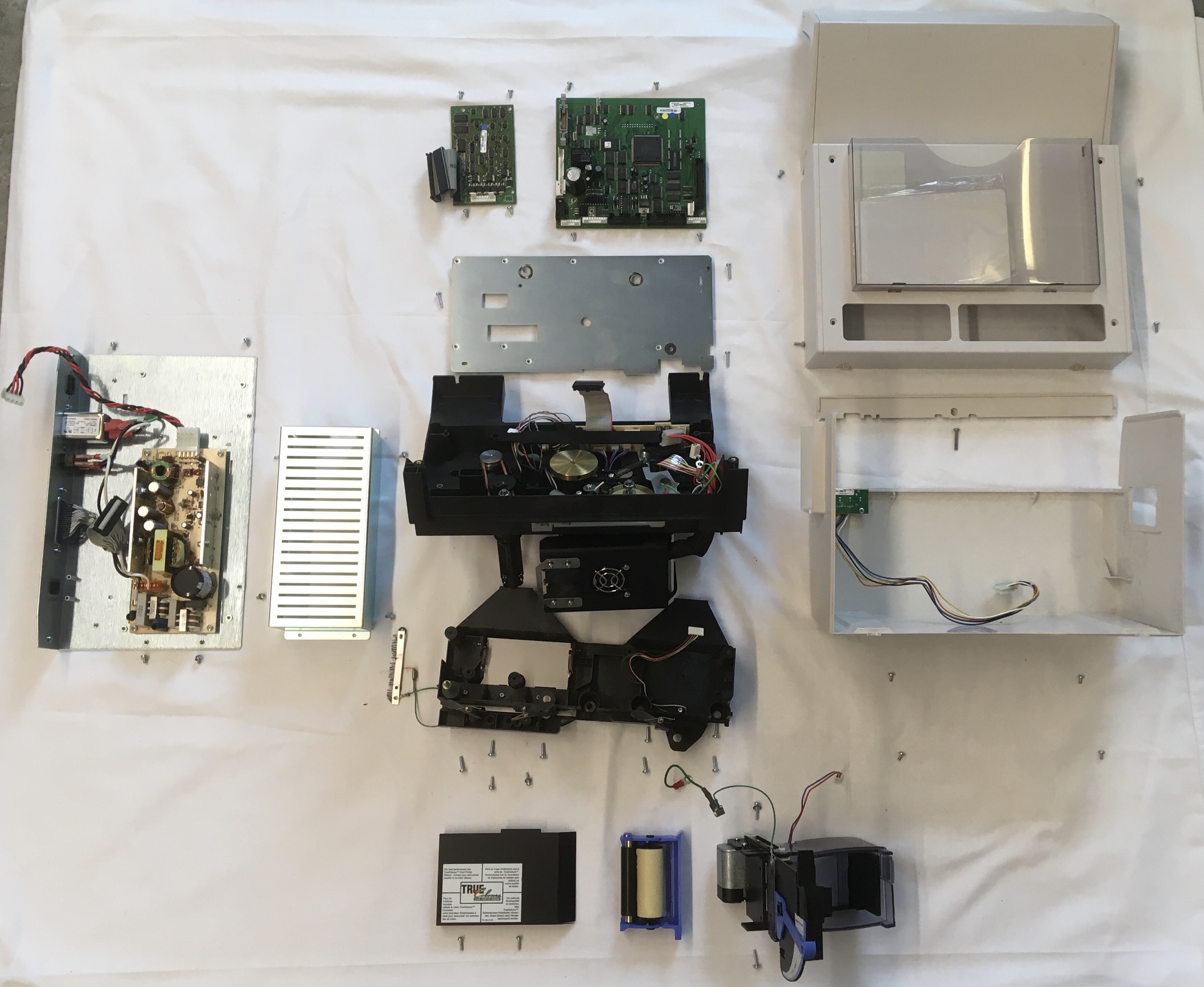 Main, Power PCBs, and Body Dissassembled