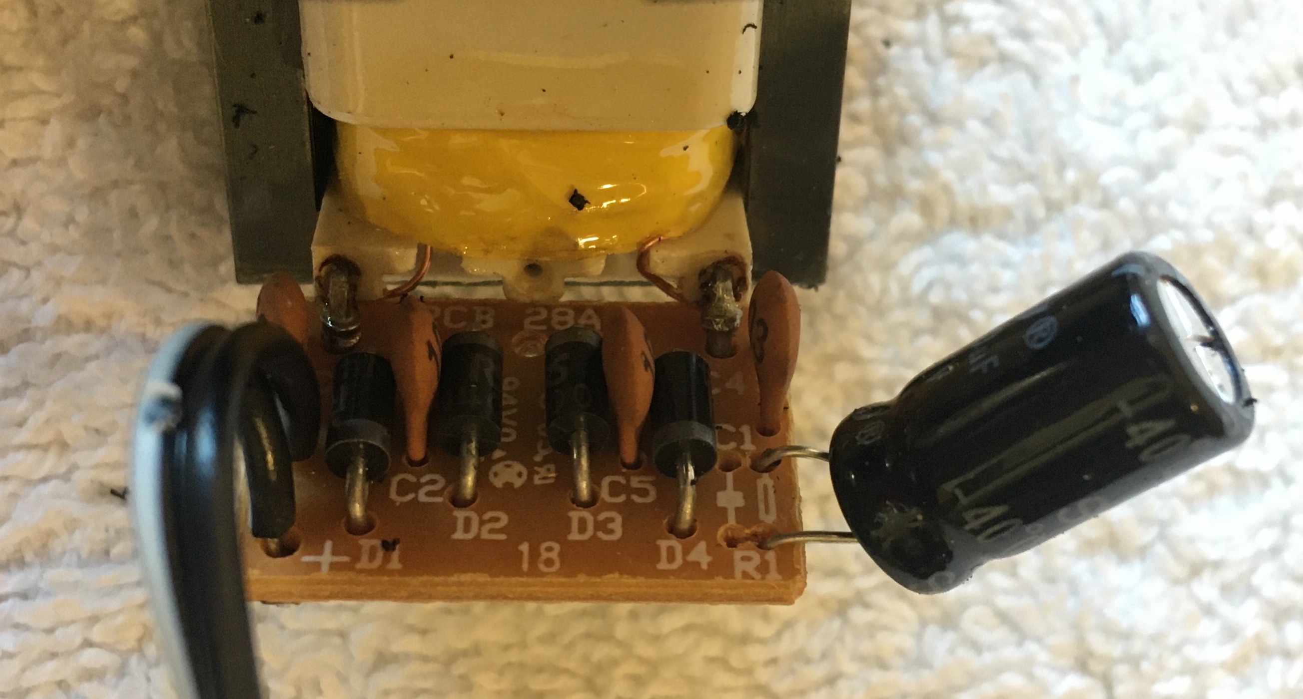 Transformer PCA with Rectifier Circuit