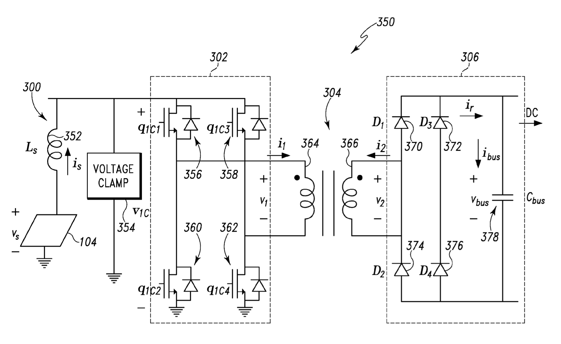 Circuit Diagram with Each Block from Block Diagram Labeled in Circuit