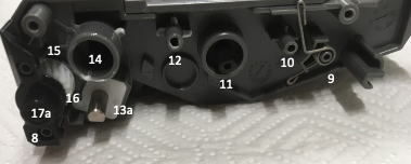 Top Profile View of Laser Printer