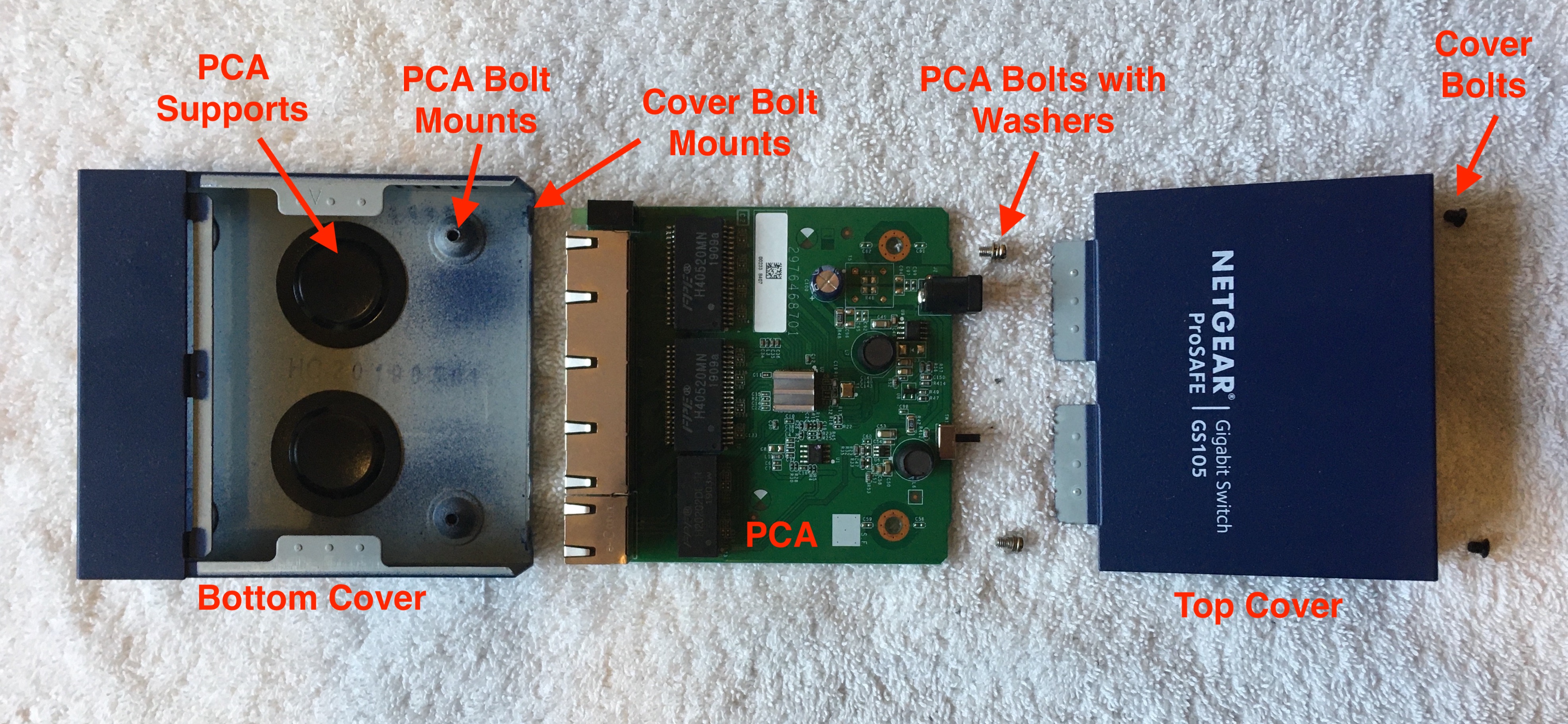 PCA Uncovered from Switch Container